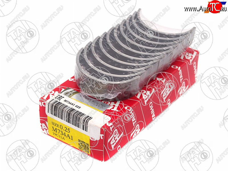 2 999 р. Вкладыши коренные к-т 0,25 TOYOTA AURISCOROLLAPRIUS 1ZR-FE1ZR-FAE 08-                             TAIHO M734A1 025  с доставкой в г. Кемерово