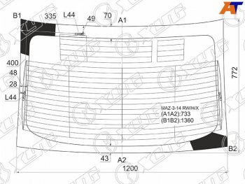 7 999 р. Стекло заднее (Цвет зеленый Обогрев Антенна 4D SED) Mazda 3 13-19  Axela 13-19 XYG MAZ-3-14 RW/H/X  с доставкой в г. Кемерово. Увеличить фотографию 1