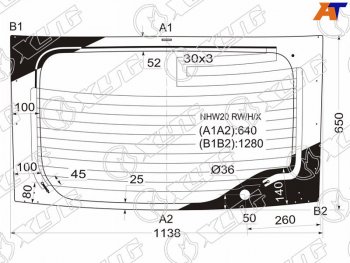 Стекло заднее (Цвет зеленый Обогрев) Toyota Prius (NHW20) 03-11 XYG NHW20 RW/H/X