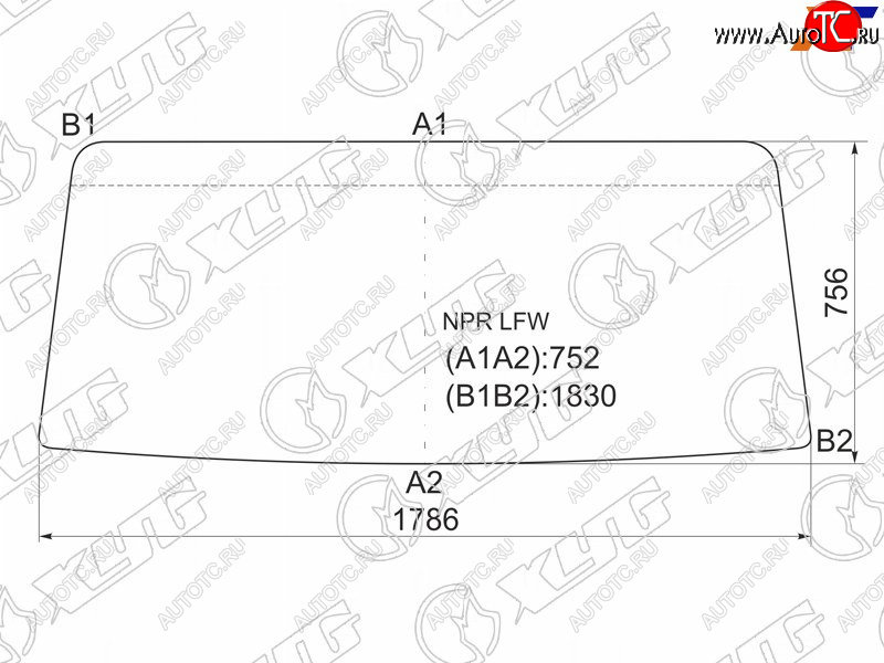 9 999 р. Стекло лобовое Isuzu ELF NPRNQR 84-93  BAW Fenix 1065 07-11 XYG NPR LFW  с доставкой в г. Кемерово