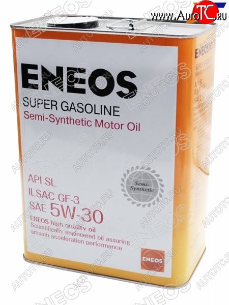 3 679 р. Масло моторное полусинтетическое ENEOS Super Gasoline 5W-30 SL, GF-3 4л ENEOS OIL1361  с доставкой в г. Кемерово