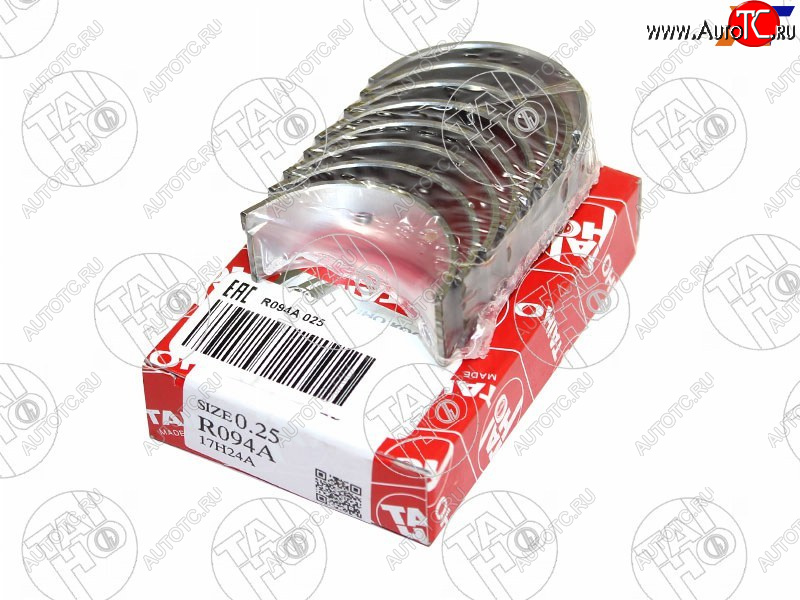 1 239 р. Вкладыши шатунные к-т 0,25 NISSAN AVENIRBLUEBIRDPRIMERASUNNYWINGROAD GA13-16DEQG13-18DE TAIHO R094A 025  с доставкой в г. Кемерово