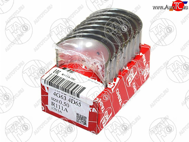 599 р. Вкладыши шатунные к-т 0,50 MITSUBISHI GALANTRVRCHARIOT 4G304G374G624G634D65 TAIHO R111A 050  с доставкой в г. Кемерово