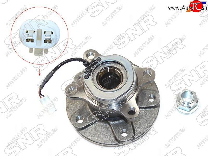 12 799 р. Ступичный узел задн.прав SUZUKI SX-4 4WD Венгрия 06- SNR R17757  с доставкой в г. Кемерово
