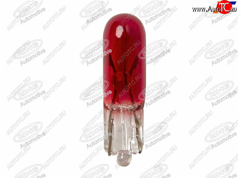 48 р. Лампа дополнительного освещения W1.2W Индикатор (Красная)   12V 1.2W RING R286R  с доставкой в г. Кемерово