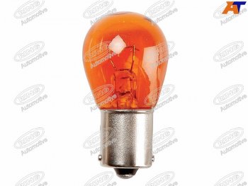 57 р. Лампа дополнительного освещения PY21W Янтарная 12V 21W (усики со смещением) RING R581  с доставкой в г. Кемерово. Увеличить фотографию 1