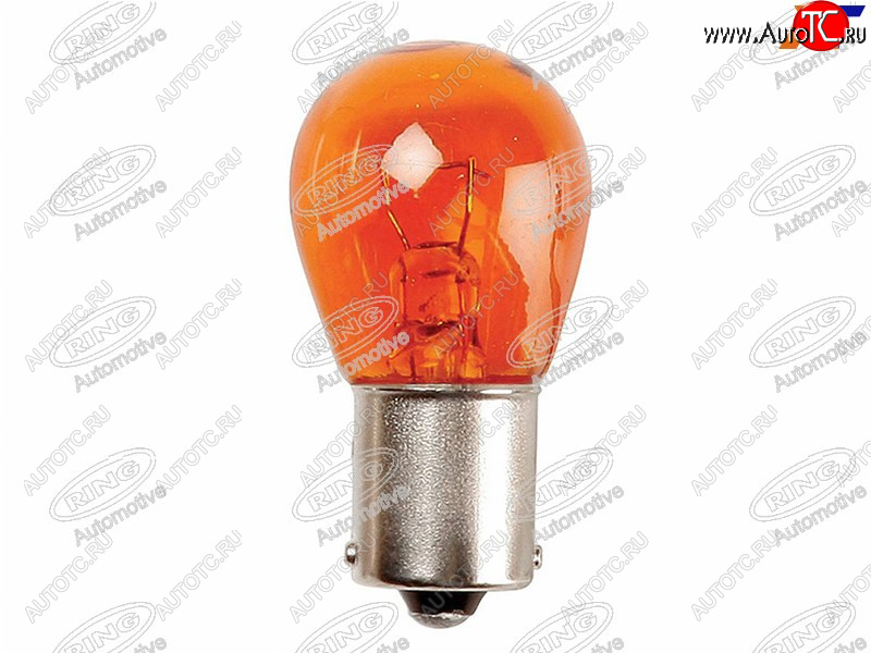 57 р. Лампа дополнительного освещения PY21W Янтарная 12V 21W (усики со смещением) RING R581  с доставкой в г. Кемерово
