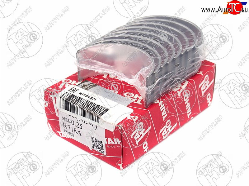 1 329 р. Вкладыши шатунные к-т 0,25 TOYOTA CORONACALDINATOWN ACE 2C2C-T3C-T 96- TAIHO R718A 025  с доставкой в г. Кемерово