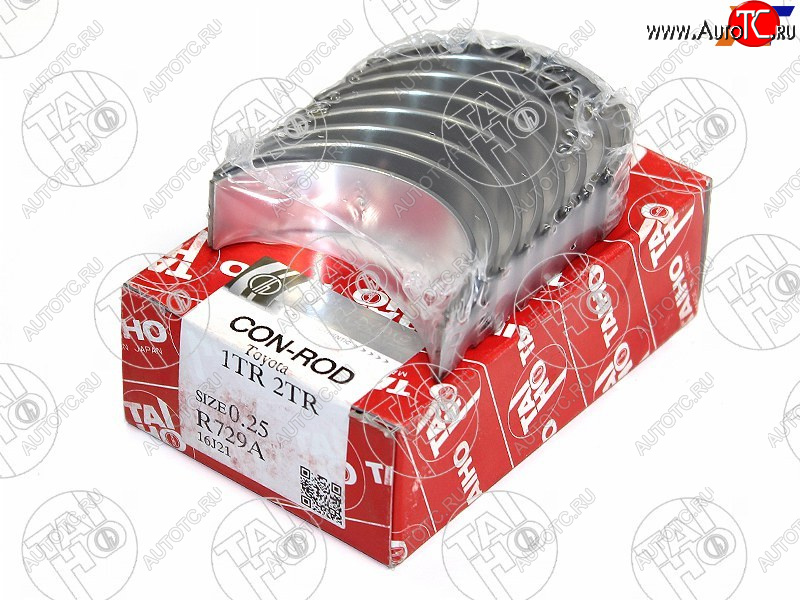 859 р. Вкладыши шатунные к-т 0,25 TOYOTA HIACEHILUXLAND CRUISER PRADO 2TR-FE TAIHO R729A 025  с доставкой в г. Кемерово
