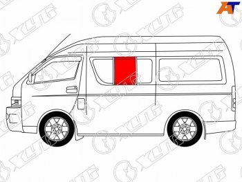 1 859 р. Стекло кузова боковое (не опускное) (Слева Цвет зеленый) Toyota Hiace 04-20  Regius Ace 04-20 XYG RH200-ST-L SF/LH2/X  с доставкой в г. Кемерово. Увеличить фотографию 1