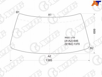7 299 р. Стекло лобовое Toyota Hilux Pick Up 88-97  Great Wall Safe 01-09  Toyota 4Runner 89-95  Hilux Sur XYG RN80 LFW  с доставкой в г. Кемерово. Увеличить фотографию 1
