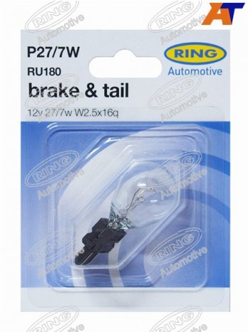 339 р. Лампа дополнительного освещения P277W  12V 277W Блистер 1 шт. RING RU180  с доставкой в г. Кемерово. Увеличить фотографию 2