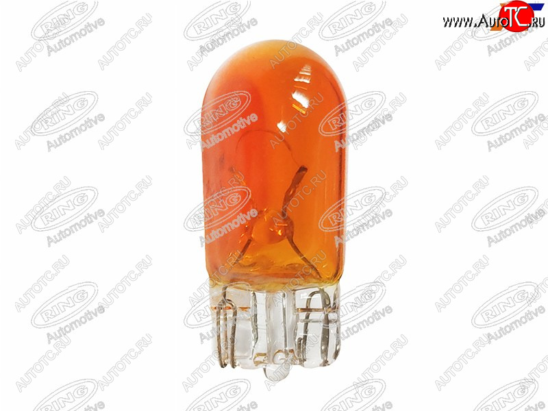 144 р. Лампа дополнительного освещения WY5W Янтарная   12V 5W Блистер 2 шт. RING RW501A  с доставкой в г. Кемерово