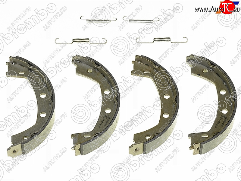 3 579 р. Колодки барабанные задние RH-LH SAT Land Rover Freelander L359 1-ый рестайлинг (2010-2012)  с доставкой в г. Кемерово