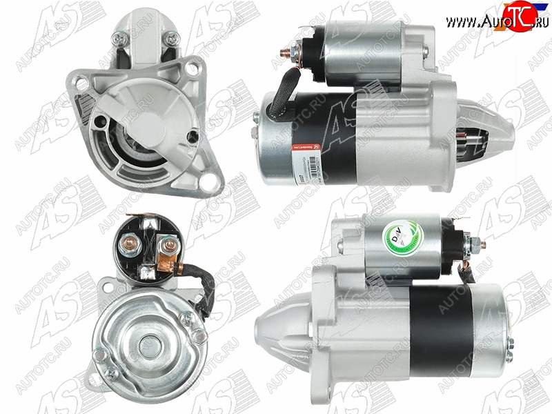 11 599 р. Стартер Kia Rio 00-02  Shuma 01-04  Mazda 323 98-03  626 92-02  MPV 99-06  MX-6 92-95 (1 kW Z= AS-PL S5037  с доставкой в г. Кемерово