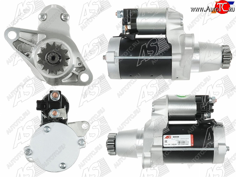 21 599 р. Стартер Toyota Avensis (T220,T250) 97-08  Camry (XV30,XV40,XV50,XV70) 94-21  Harrier (XU30) 03-13  AS-PL S6029  с доставкой в г. Кемерово