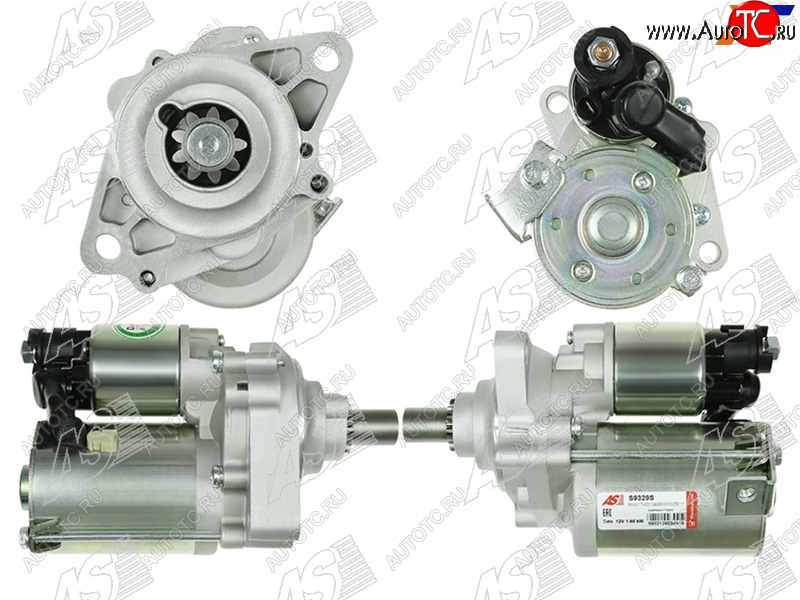 13 399 р. Стартер Honda Accord 97-03  Odyssey 97-04  Shuttle 95-00  Avancier 99-03 (1,6 kW Z=9) AS-PL S9329S  с доставкой в г. Кемерово