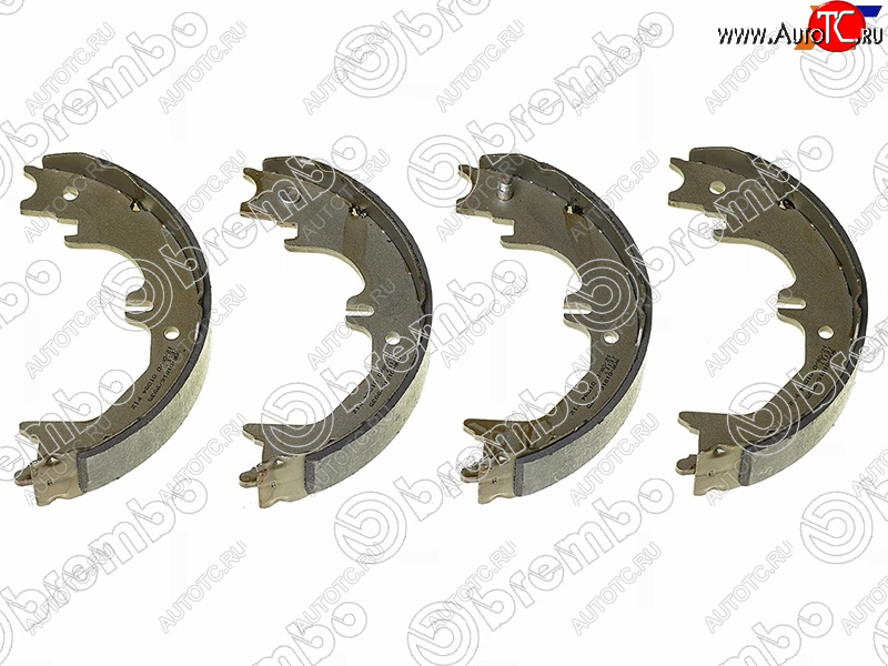 4 499 р. Колодки барабанные задние RH-LH SAT Toyota Land Cruiser 100 дорестайлинг (1998-2002) (комплект 4шт)  с доставкой в г. Кемерово