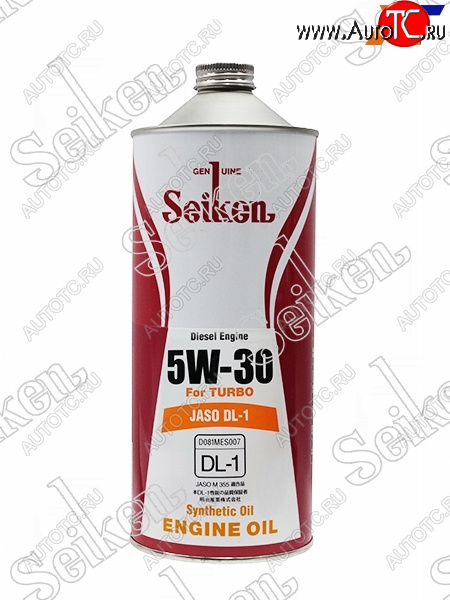 999 р. Масло моторное SEIKEN SYNTHETIC DL-1 5W-30 1л SEIKEN SKDL15W30C1  с доставкой в г. Кемерово