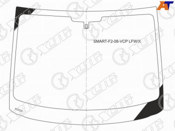 5 999 р. Стекло лобовое Smart Fortwo 06-15 XYG SMART-F2-08-VCP LFW/X  с доставкой в г. Кемерово. Увеличить фотографию 2