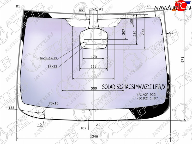 23 999 р. Стекло лобовое (Атермальное Датчик дождя Молдинг) XYG Opel Astra J универсал дорестайлинг (2009-2012)  с доставкой в г. Кемерово