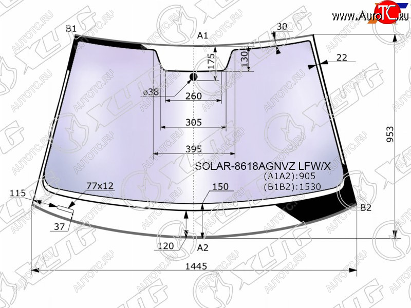 13 299 р. Стекло лобовое (Атермальное Молдинг) XYG Volkswagen Golf 7 дорестайлинг, хэтчбэк 5 дв. (2012-2017)  с доставкой в г. Кемерово