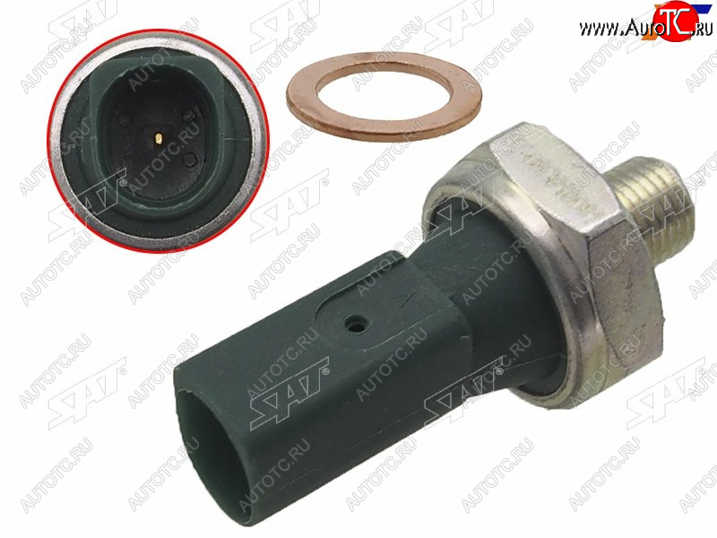 287 р. Датчик давления масла AUDI ASQ3Q5SKODA FabiaOctaviaRapidSuperbYetiVW CaddyGolfJettaPassa SAT ST-03C 919 081  с доставкой в г. Кемерово