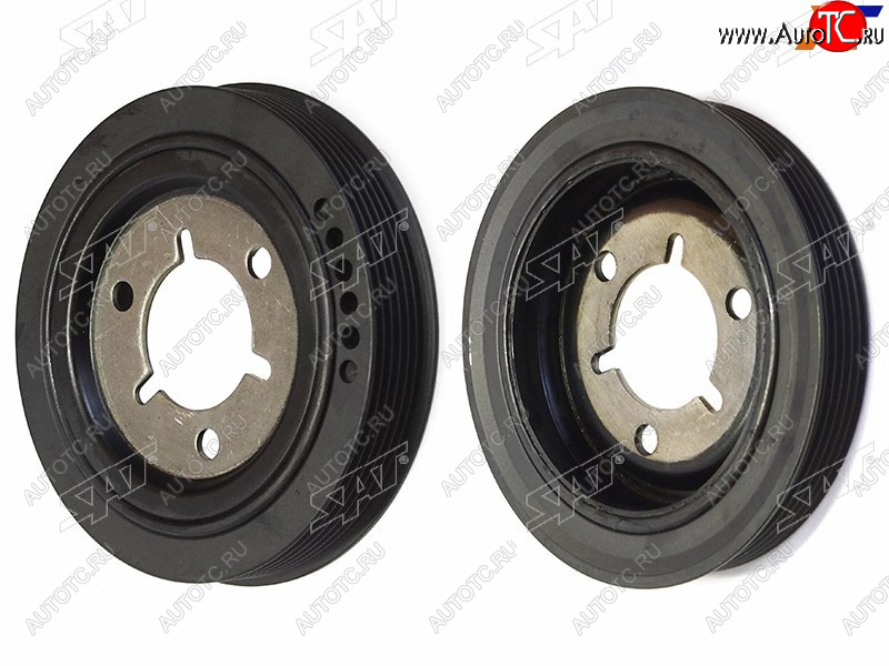 1 769 р. Шкив коленвала PEUGEOT 206 98-06207 06-14307 01-08308- 07-13PRTNER 69-CITROEN C4 04-11C3C2 02 SAT ST-0515R8  с доставкой в г. Кемерово