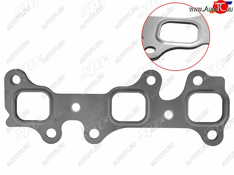 469 р. Прокладка выпускного коллектора TOYOTA CAMRYWINDOMLEXUS ES300 34VZ-FE 92- SAT ST-100-0014  с доставкой в г. Кемерово
