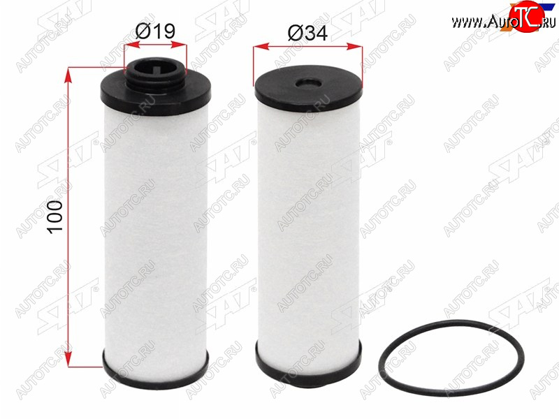 539 р. Фильтр АКПП-7 AUDI A4 08-15A5 07-17A6 10-18A7 10-18Q5 08-17PORSCHE MACAN 14-18 DL501,S-Tronic SAT ST-106-0010  с доставкой в г. Кемерово