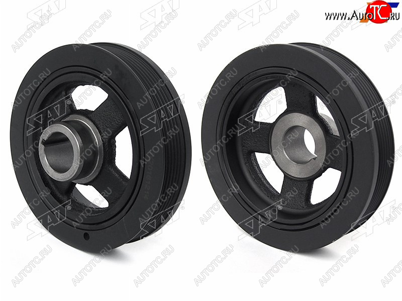 3 599 р. Шкив коленвала MITSUBISHI ASX 10-LANSER 07-OUTLANDER 06-DELICA D5 07-RVR 10-PEUGEOT 4007 07- SAT ST-1104A052  с доставкой в г. Кемерово