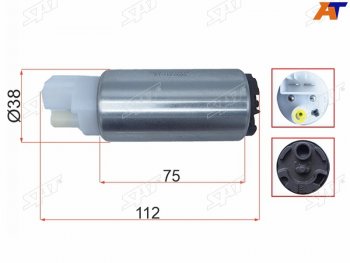 Топливный насос 3,5BAR, 90LH, NISSANINFINITISUBARU SAT ST-112-0003