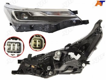 Фара RH (LED) SAT Toyota Corolla  E180 (2016-2019) рестайлинг