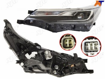 Фара левая (LED) SAT Toyota Corolla  E180 (2016-2019) рестайлинг