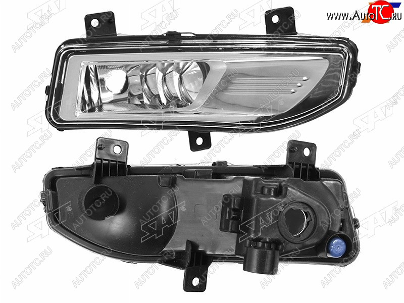 1 499 р. Правая противотуманная фара SAT Nissan Qashqai 2 J11 рестайлинг (2017-2022)  с доставкой в г. Кемерово