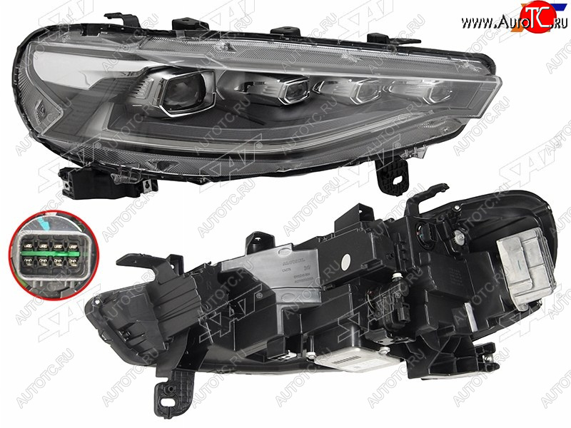 11 199 р. Фара правая (LED) SAT  Haval F7 - F7x  с доставкой в г. Кемерово