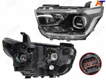 Фара левая (линза) SAT Hyundai Starex/Grand Starex/H1  TQ (2017-2022) 2-ой рестайлинг
