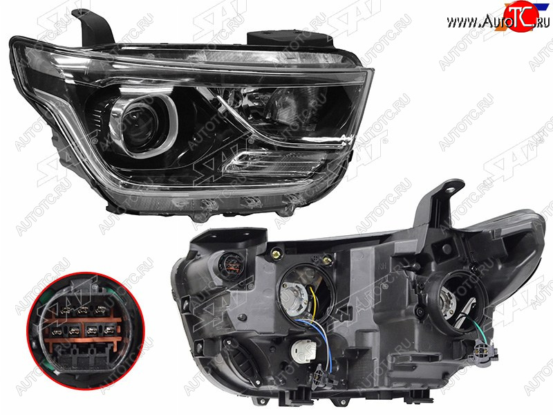 18 349 р. Фара правая (линзованная) SAT  Hyundai Starex/Grand Starex/H1  TQ (2017-2022) 2-ой рестайлинг  с доставкой в г. Кемерово