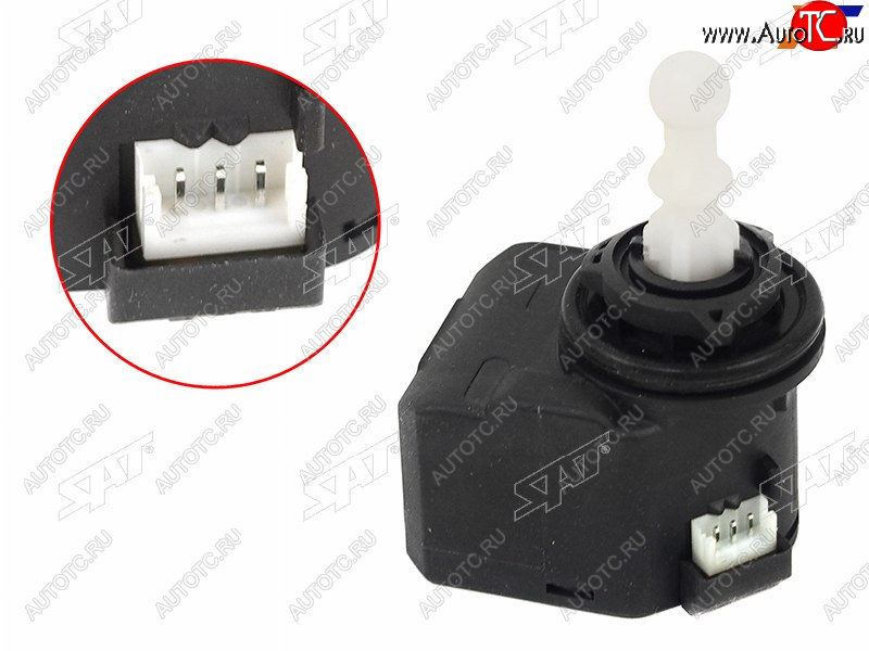 1 229 р. Моторчик фары Audi A6 04-10  Opel Astra 04-15  Volkswagen Jetta 05-10  Passat 05-11  Polo 05-20 SAT ST-13142042  с доставкой в г. Кемерово