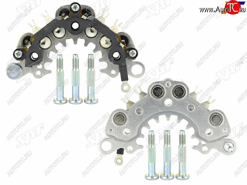 729 р. Диодный мост генератора SUBARU FORESTER 2.5 03-LEGACY 2.5 00-03 EJ25 D=114mm SAT ST-133-0015  с доставкой в г. Кемерово