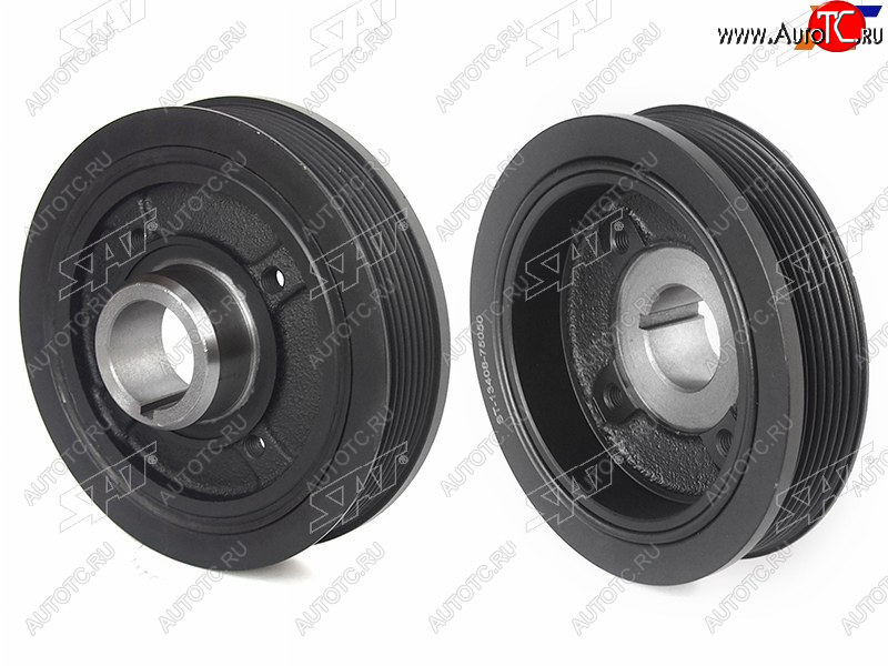 4 579 р. Шкив коленвала TOYOTA 4RUNNERCROWNDYNATOYOACEFORTUNERHIACEREGIUSACEHILUX SURFPRADO 2TRFE SAT ST-13408-75050  с доставкой в г. Кемерово
