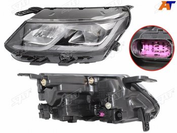 20 649 р. Фара левая (LED) SAT Geely Coolray SX11 дорестайлинг (2018-2023)  с доставкой в г. Кемерово. Увеличить фотографию 2