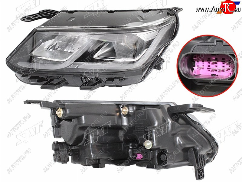 20 649 р. Фара левая (LED) SAT Geely Coolray SX11 дорестайлинг (2018-2023)  с доставкой в г. Кемерово