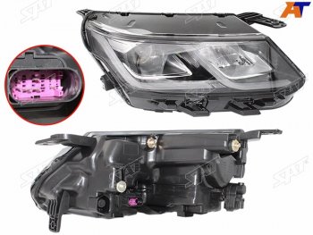 20 649 р. Фара правая (LED) SAT Geely Coolray SX11 дорестайлинг (2018-2023)  с доставкой в г. Кемерово. Увеличить фотографию 2