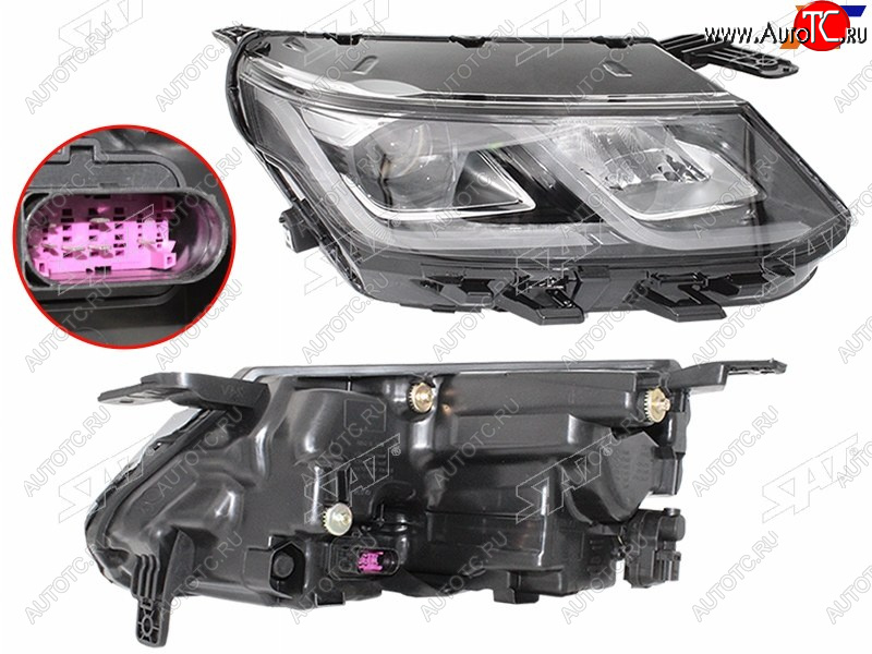 20 649 р. Фара правая (LED) SAT Geely Coolray SX11 дорестайлинг (2018-2023)  с доставкой в г. Кемерово