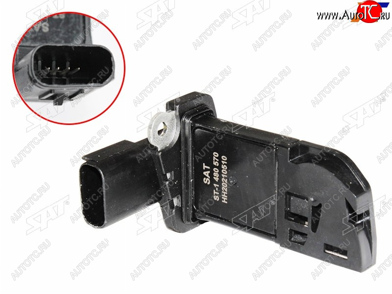 3 479 р. Датчик расхода воздуха 1,61,82,02,2TDCi C-MAX IIIFOCUS IIIIIKUGA IIIMONDEO IV 10- SAT ST-1 480 570  с доставкой в г. Кемерово