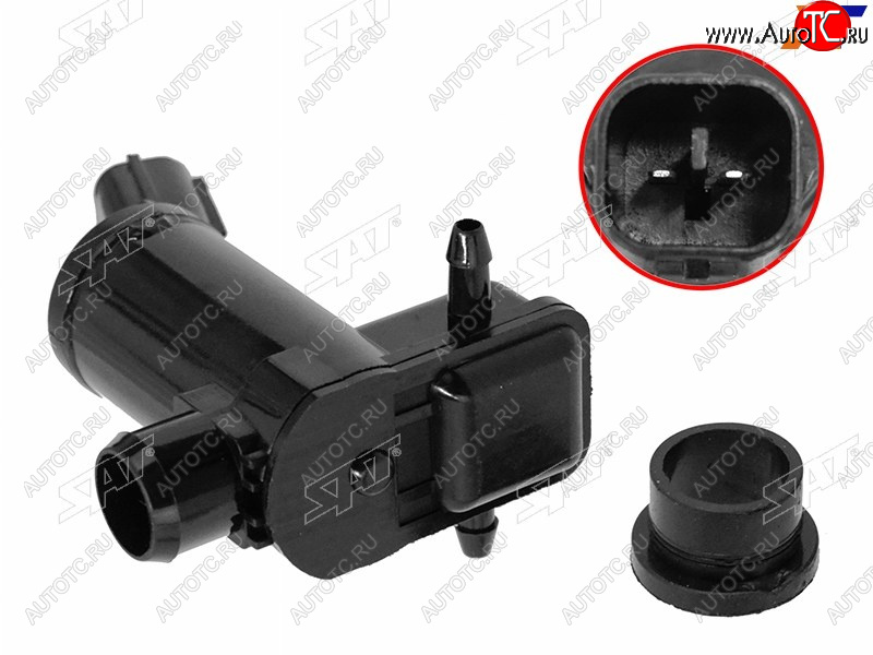 1 079 р. Мотор омывателя MITSUBISHI PAJERO SPORT 08-MONTERO SPORT 08-GRANDIS 05-10 SAT ST-160-0008  с доставкой в г. Кемерово