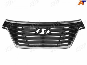 Решетка радиатора SAT Hyundai Starex/Grand Starex/H1 TQ 2-ой рестайлинг (2017-2022) (молдинг хром)