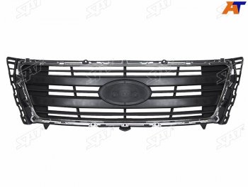 Решетка радиатора SAT Hyundai Starex/Grand Starex/H1 TQ рестайлинг (2014-2018) (молдинг хром)