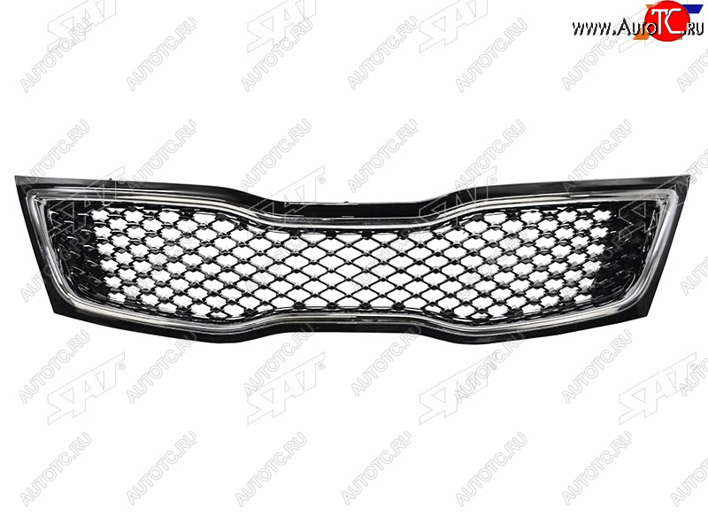 5 199 р. Решетка радиатора SAT  KIA Optima  3 TF (2013-2016) рестайлинг седан (молдинг хром)  с доставкой в г. Кемерово